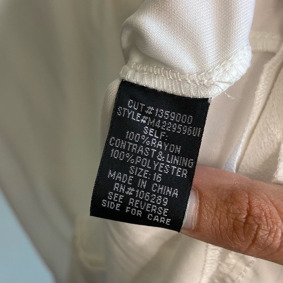 Fifth & Park White Button Down Collared Sheer Maxi Dress - Picture 7 of 11